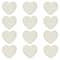 12 Pack: 4" White Ceramic Heart Trinket Tray by Make Market®